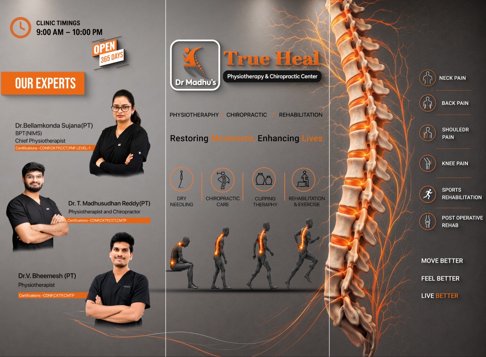True Heal Physiotherapy & Chiropractic Center clinic